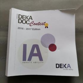 DEKA DOC 2016-2017 edition （ia innate ability）