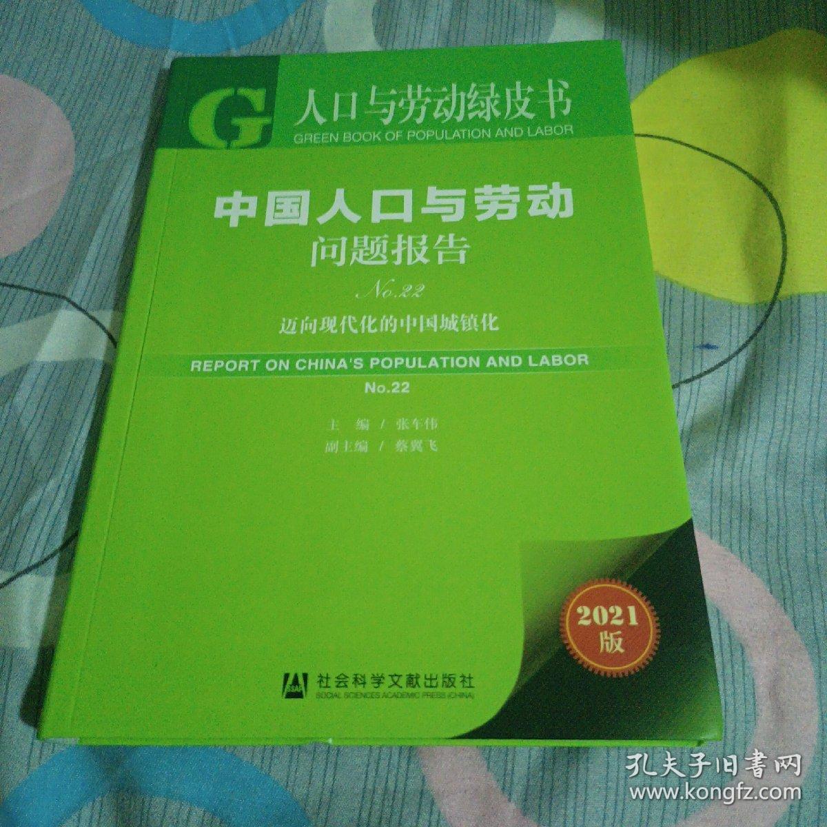 人口与劳动绿皮书：中国人口与劳动问题报告No.22