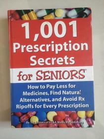 1,001 PRESCRIPTION SECRETS FOR SENIORS 精裝16開 英文原版 1001個處方秘密