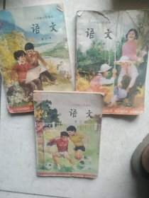 六年制小学语文第六册七册八册3本合售如图