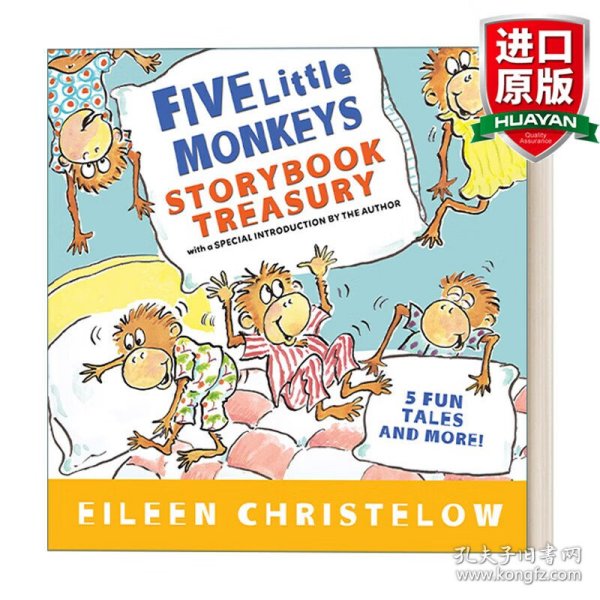 Five Little Monkeys Storybook Treasury  五只小猴子 英文原版