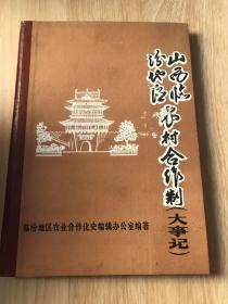 山西临汾地区农村合作制（ 大事记 ）