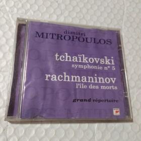 米特罗普洛斯 柴可夫斯基第五交响曲，拉赫玛尼诺夫交响诗 CD mitropoulos Sony 澳大利亚