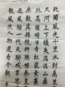 马树平书法作品