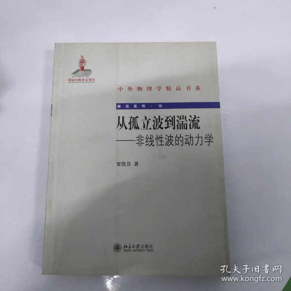 中外物理学精品书系·从孤立波到湍流：非线性波的动力学