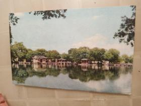 明信片，西湖风景三潭印月