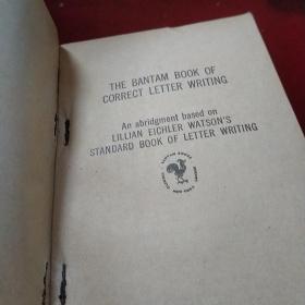 the bantam book of correct letter writing