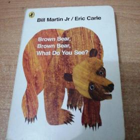 英文原版书：绘本《brown bear，brown bear，what do you see》，火遍中国的绘本《棕熊，棕熊，你看到了什么》的英文原版书