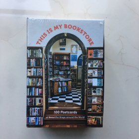 英文原版 这是我的书店100张全彩明信片 This Is My Bookstore  100 postcards