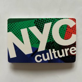 英文珍藏版nyc纽约文化博物馆艺术地图