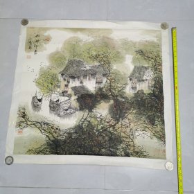 黄宗林～山水画托片