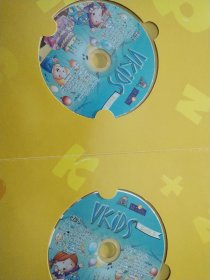 天童.维克斯系列英语教程光盘Vkids book2 CD1和 CD2