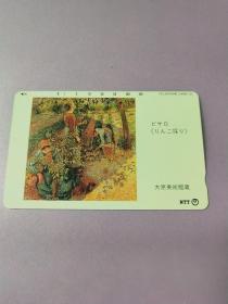 卡片- 日本磁卡NTT品名105 <351–202>大原美术馆长藏