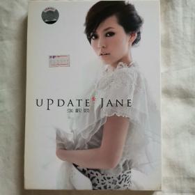 张靓颖 UPDATE JANE  歌词写真集 充值卡  广告卡一张 碟1张    绝版光盘  2007年