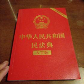 中华人民共和国民法典（大字版32开大字条旨红皮烫金）2020年6月新版