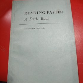 READING FASTER A Drill Book (英语快速阅读操练材料）1980年