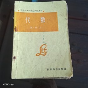 初中生知识能力训练丛书。代数