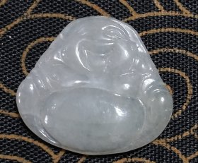 纯天然翡翠大肚佛挂件一个，保存完好品相一流，
