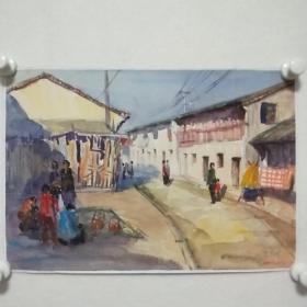 油畫藝術(shù)家、湖北美術(shù)學(xué)院副教授雷克勤水彩畫