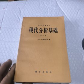 现代分析基础(第一卷)