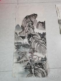 山水画  手绘