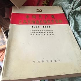 中国共产党江苏省南通县组织史资料（1926－1987）