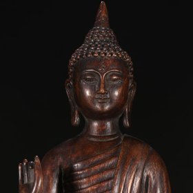 清 沉香释迦摩尼造像