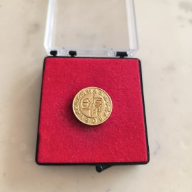 复旦大学校徽徽章金色