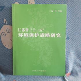 江苏省“十一五”环境保护战略研究