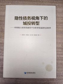 隐性债务视角下的城投转型--中国地方政府投融资平台转型发展研究2019