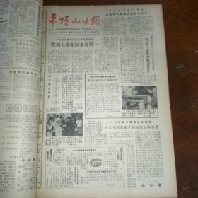 平顶山日报合订本1983年12月