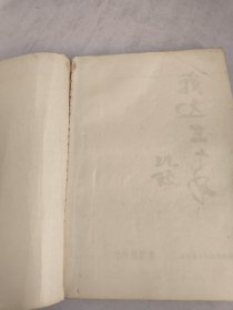 我这三十年(实物图，书脊破损，前后裂胶如图，有污渍)