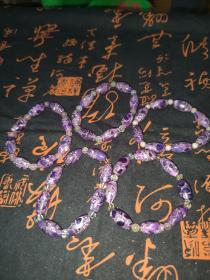 壁画石舒俱来伴生石手串五条  打包出售
