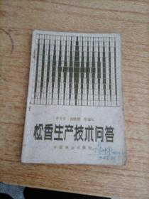 松香生產(chǎn)技術(shù)問答