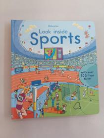 usborne look inside sports【英文原版精装绘本】