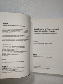 Verification of conventional arms control in Europe