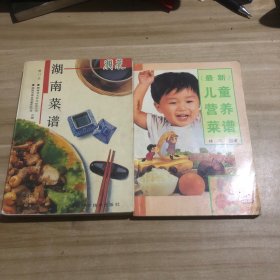 湖南菜谱、儿童营养菜谱 合售