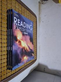 READING EXPEDITIONS for TEENS(1、2、3)3册合售