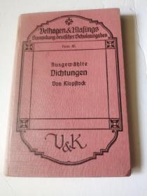 Didtungen Don Klopftock(德文原版书)