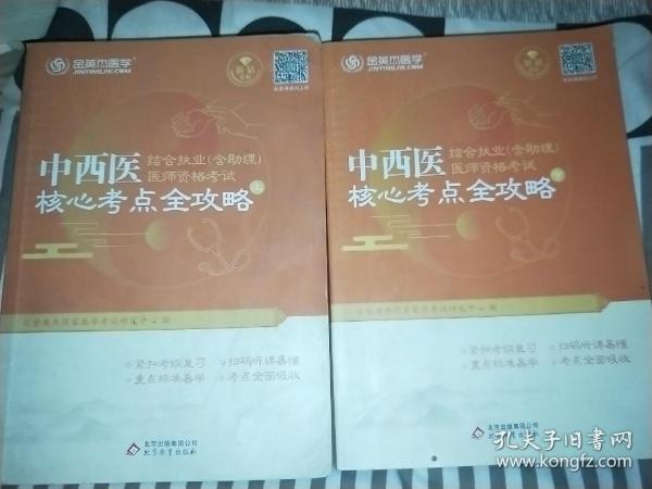 金英杰·2018年中西医结合执业（含助理）医师资格考试核心考点全攻略（套装上下册）