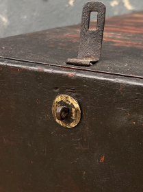 清代带抽屉老木箱