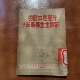什么是中国的新民主主义革命？