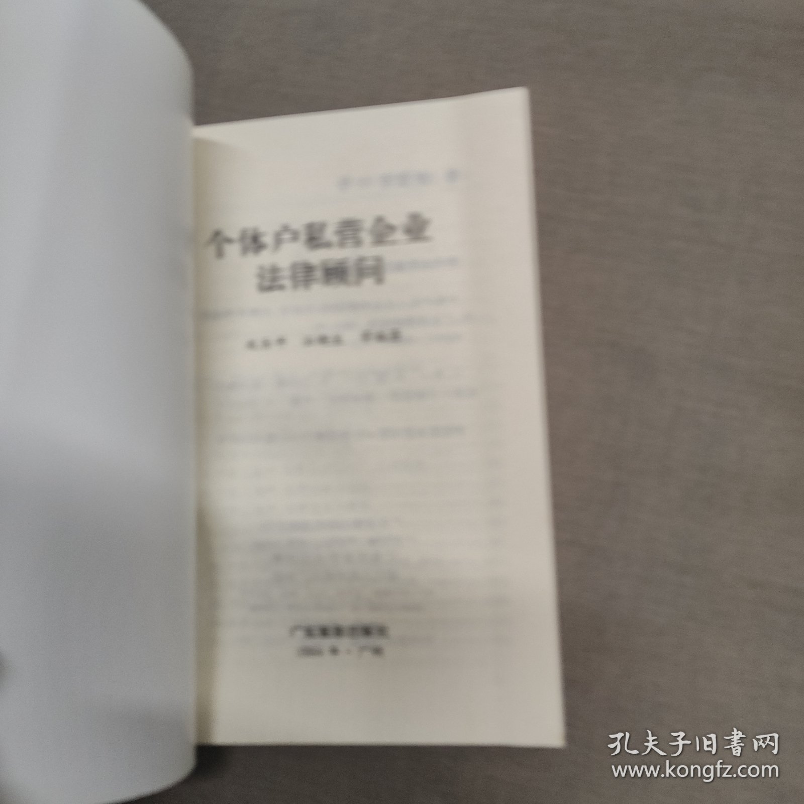 个体户私营企业法律顾问