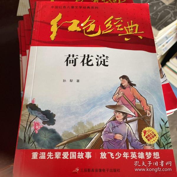 红色经典—荷花淀 中国红色儿童文学经典系列 小学生四五六年级课外书 少年励志红色经典书籍故事书 革命传统教育读本爱国