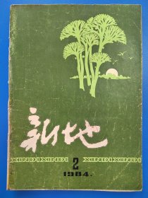 文学期刊《新地》（1984年第二期）赵沫英《姜俊妮的梦》张锦江《鬼谈记》