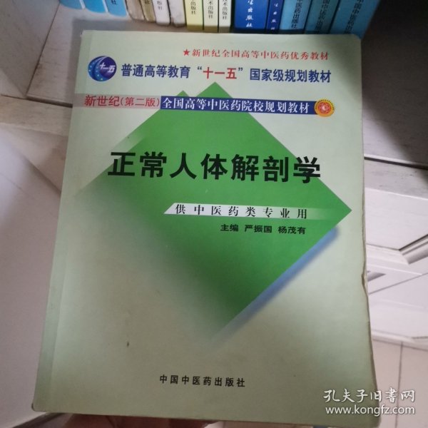 正常人体解剖学（新世纪）（第2版）/普通高等教育“十一五”国家级规划教材·全国高等中医院校规划教材