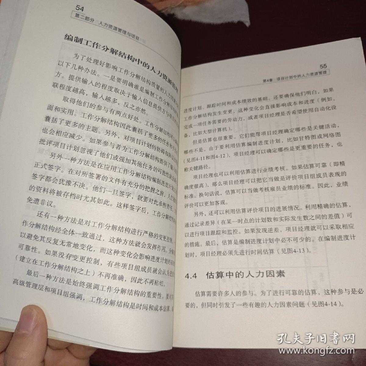 项目中的人力资源管理——项目管理译丛