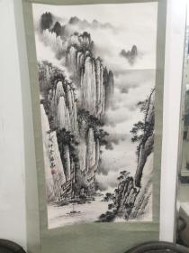 陈墨，山水，国画（1910-2004），曾用名明高，笔名牧石，自号牧竹翁，铁笔老人，生于广西柳州。吴昌硕再传弟子，又先后受业于阳太阳、赵少昂