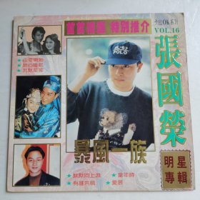 张国荣明星专辑 LD镭射大碟【 正版品新 片况佳 轻微划痕 】