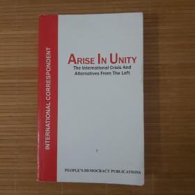 Arise in Unity: The International Crisis and Alternatives from the Left